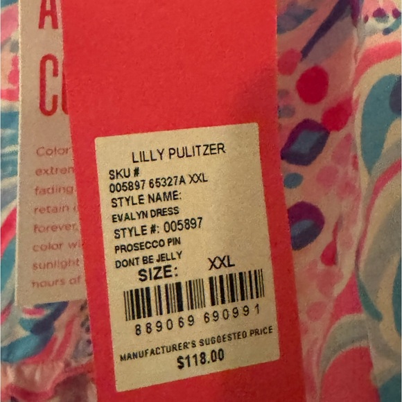 Lillly Pulitzer NWT Evalyn Dress - Picture 2 of 2